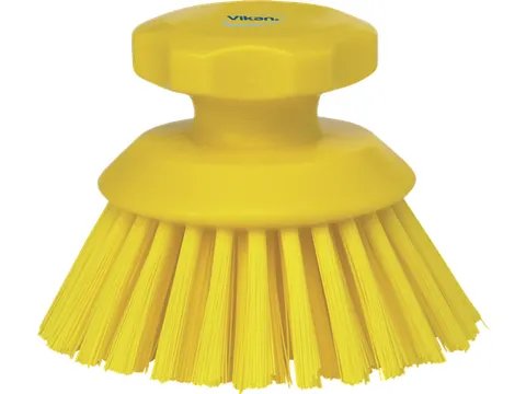 Werkborstel Rond Geel