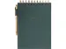 Bloc-notes spirale avec stylo Emerald ligné 15x22cm