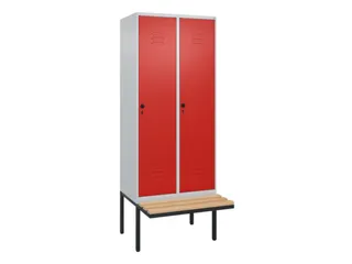 locker voor scheiding van kleding,HxBxD 2120x800x815mm,2vak - 1