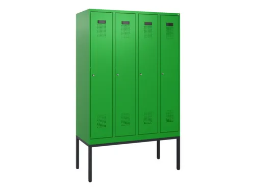 schoollocker,HxBxD 1950x1200x500mm,4vak,vak B 300mm,cil.-slot