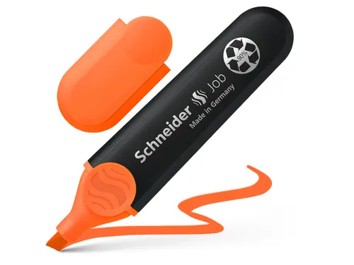 Markeerstift Schneider Job 150 Universeel Oranje beitelpunt