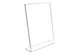 Folderstandaard A5 Staand Acryl L-Voet