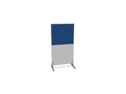 scheidingswand,HxB 1545x800mm,MP-lichtgrijs,BN6016-blauw