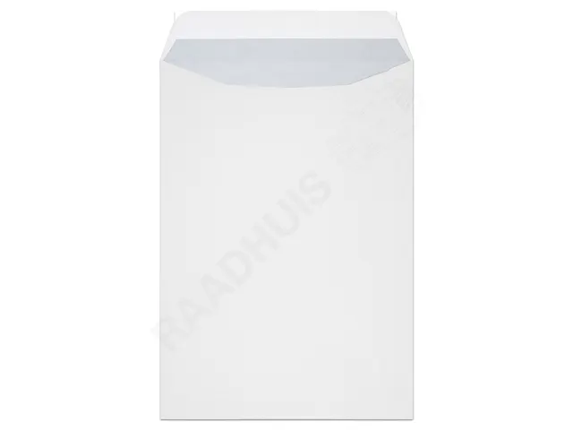 Envelop Raadhuis 229x324 C4 akte plakstrip wit 120gr 25 stuks