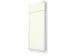 massieve wand,B 1200mm,wandkleur RAL9010,afdekprofielen RAL9010