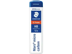 Staedtler Potloodstiften Mars 0.9 mm HB, Etui van 12 Stuks