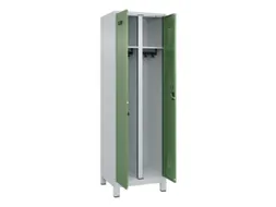 locker voor scheiding van kleding,HxBxD 1950x600x500mm,2vak