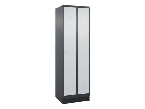 locker voor scheiding van kleding,HxBxD 1950x600x500mm,2vak