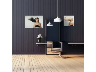 Textielframe Elegant Wand 40x40cm Zwart - 5