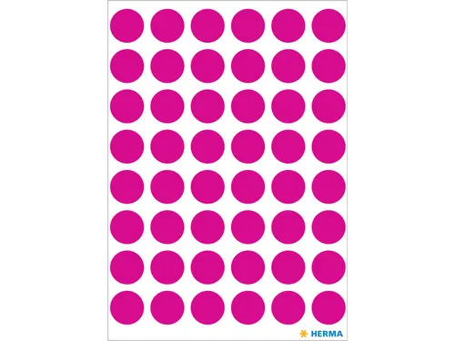 HERMA 1856 Multipurpose etiketten Rond 13mm Roze 240 stuks