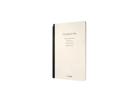 Notitieschrift Conceptum Flex A5, chamois 80gr, gespreksnotities, 4 ta
