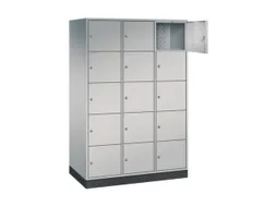 grootvolume-lockersysteem,HxBxD 1950x1220x600mm,3x5vakken,cil.-slot