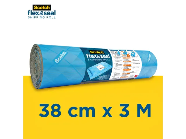 Verpakkingsrol Scotch Flex & Seal 38cmx3m