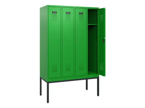 schoollocker,HxBxD 1950x1200x500mm,4vak,vak B 300mm,cil.-slot