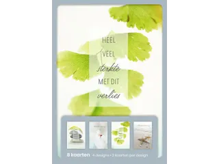 Hallmark Wenskaarten Sterkte met dit verlies 8 Stuks Assorti - 1