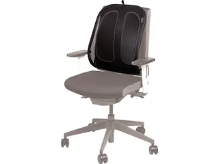 Rugsteun Fellowes Office Suites Gaas 512x409x141 mm zwart - 1