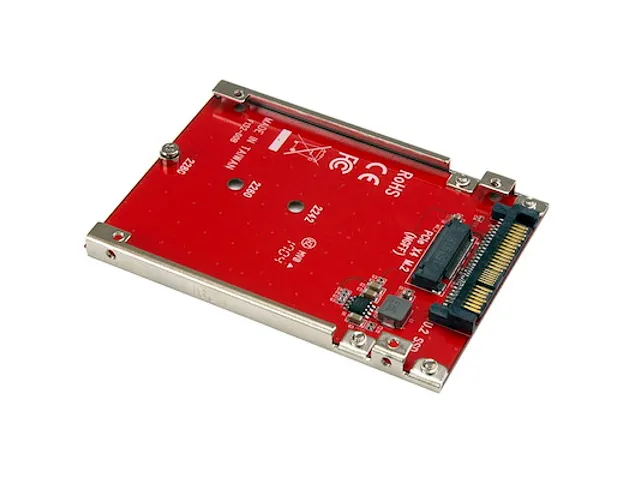 M.2 schijf naar U.2 (SFF-8639) host adapter voor M.2 PCIe NVMe SSDs