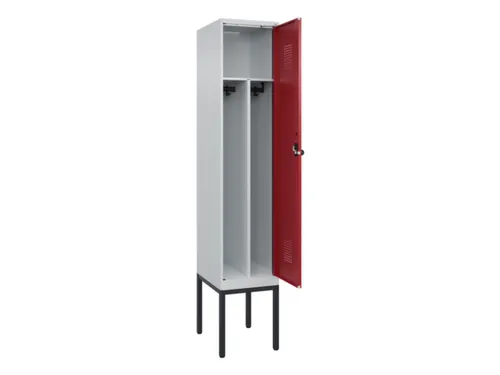 locker voor scheiding van kleding,HxBxD 2120x400x500mm,1vak