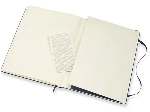 Notitieboek Moleskine XL 190x250mm lijn hard cover sapphire blue