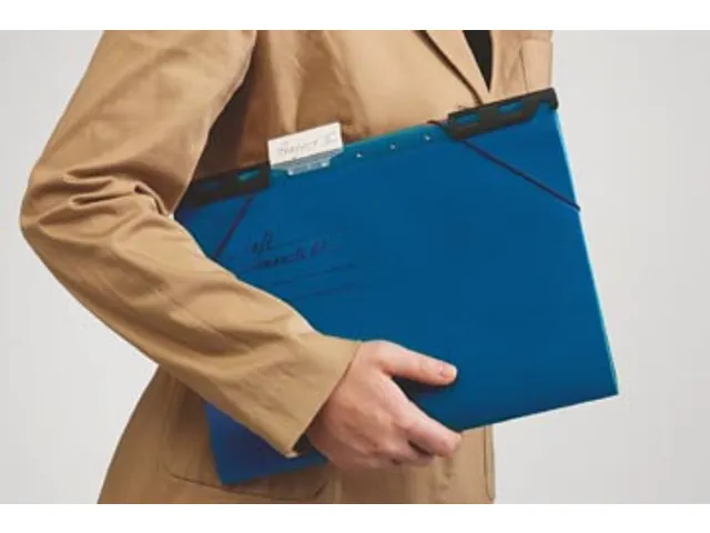 Alpha Mobiele Hangmap A4 Divide-It-Up V-Bodem Blauw