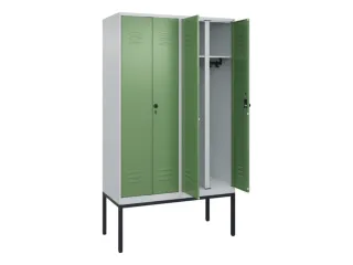 locker voor scheiding van kleding,HxBxD 2120x1200x500mm,4vak - 2