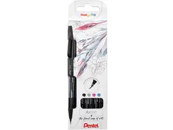 brushpen Artist, kartonnen etui met 4 stuks