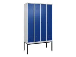 locker voor scheiding van kleding,HxBxD 2120x1200x500mm,4vak