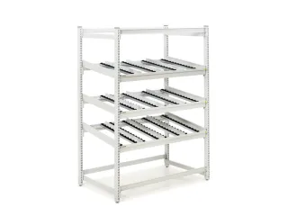 ESD-Kanban-stelling,grondveld,HxBxD 1860x1385x805mm,veldl. 700kg - 2