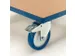 Jeu de roulettes,p. chariot de manutention,PU,force 1200kg,Ø 200mm