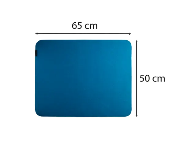 Onderlegger vilt Tek sto 50x65 turquoise