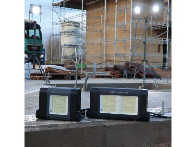 bouwlamp,432 SMD-led,10000-40000lumen,draaggreep,straalhoek 120 °
