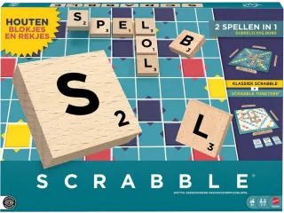 Spel Scrabble Mattel met houtblokjes - 2