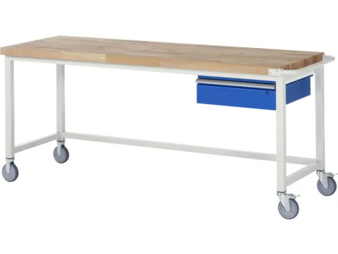 Werkbank Hxbxd 880x2000x700mm Beukenhouten Werkblad 1lade