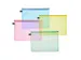etui A4 PVC-vrij geel transparant met ritssluiting