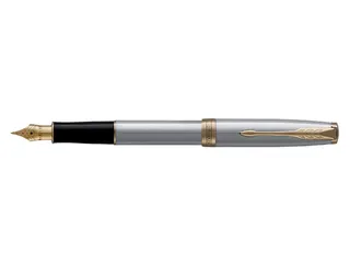 Vulpen Parker Sonnet Stainless steel GT medium - 1