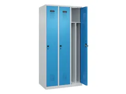 locker voor scheiding van kleding,HxBxD 1850x900x500mm,3vak