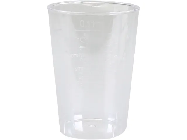 Kunststof Frisdrank glas PS 100ml pak à 400 Stuks
