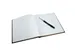 Livre d'or 140 pages tranche or - Format 21x19cm - ARTY - Noir