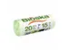 Sac poubelle Bioska amidon 20L 42x50cm vert rouleau de 15 sacs