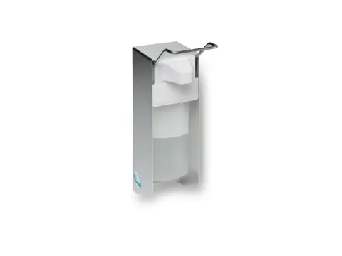 ontsmettingsmiddeldispenser,HxBxD 270x82x153mm,m. bak,aluminium