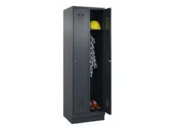 locker,HxBxD 1950x600x500mm,2vak,vak B 300mm,cil.-slot,sokkel