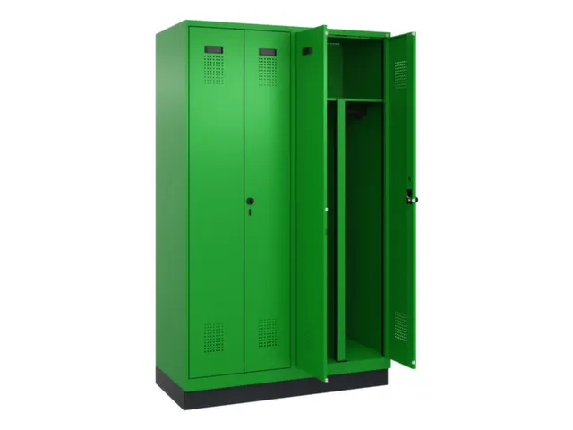 PBM-locker,HxBxD 1950x1200x500mm,4vak,vak B 300mm,draaigrendel