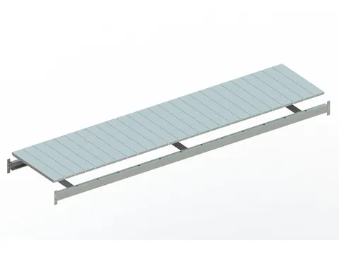 Tablette Avec Panneau En Acier P. Rayonnage Grande Largeur