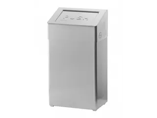 Afvalbak RVS Anti-fingerprint 18 Liter Gesloten - 1