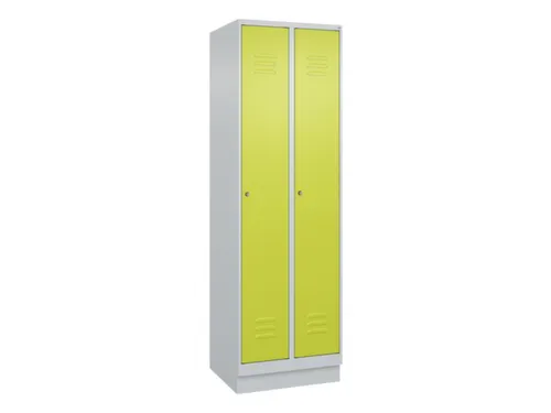 locker voor scheiding van kleding,HxBxD 1950x600x500mm,2vak