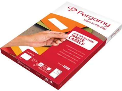 Witte Etiketten Ft 99.1x38.1mm Ronde Hoeken Pak Van 1400 Etiketten