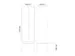 locker met bank,voor scheiding van kleding,HxBxD 2120x600x815mm,2vak