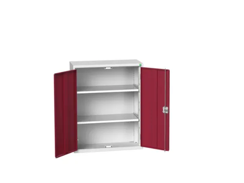 wandkast 1000x800x350mm 2xStalen bodem sokkel Ral 7035 front Ral 3004