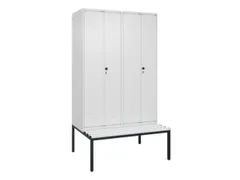 locker voor scheiding van kleding,HxBxD 2120x1200x815mm,4vak