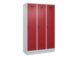 locker,HxBxD 1950x1200x500mm,3vak,vak B 400mm,draaigrendel,sokkel - 3